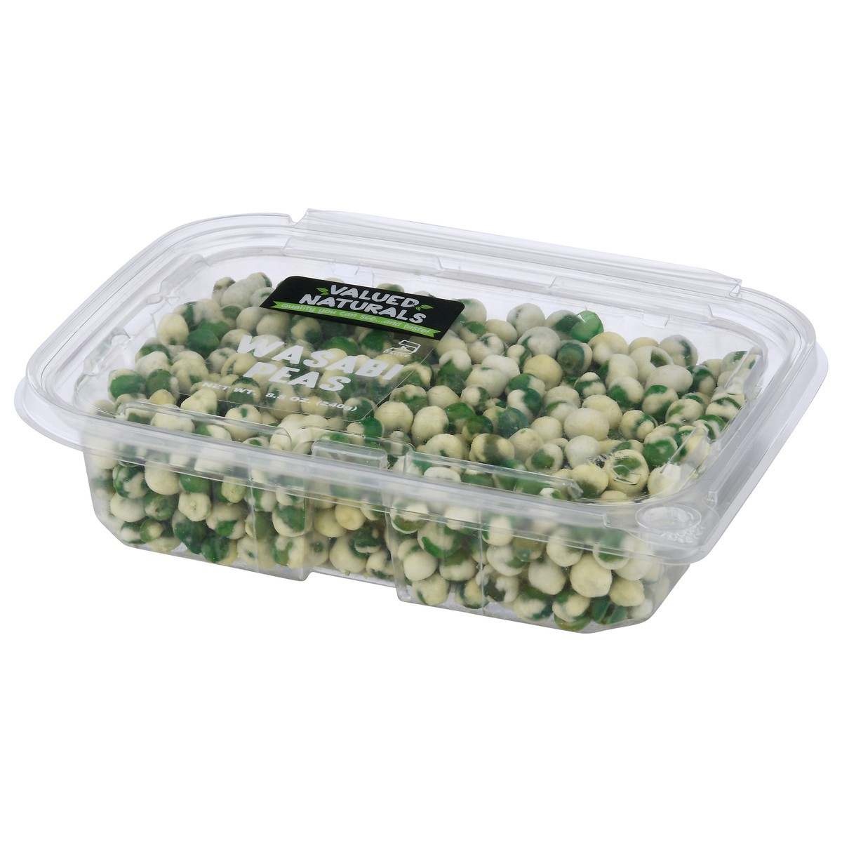 slide 3 of 4, Valued Naturals Wasabi Peas 8.5 Ounces, 8.5 oz