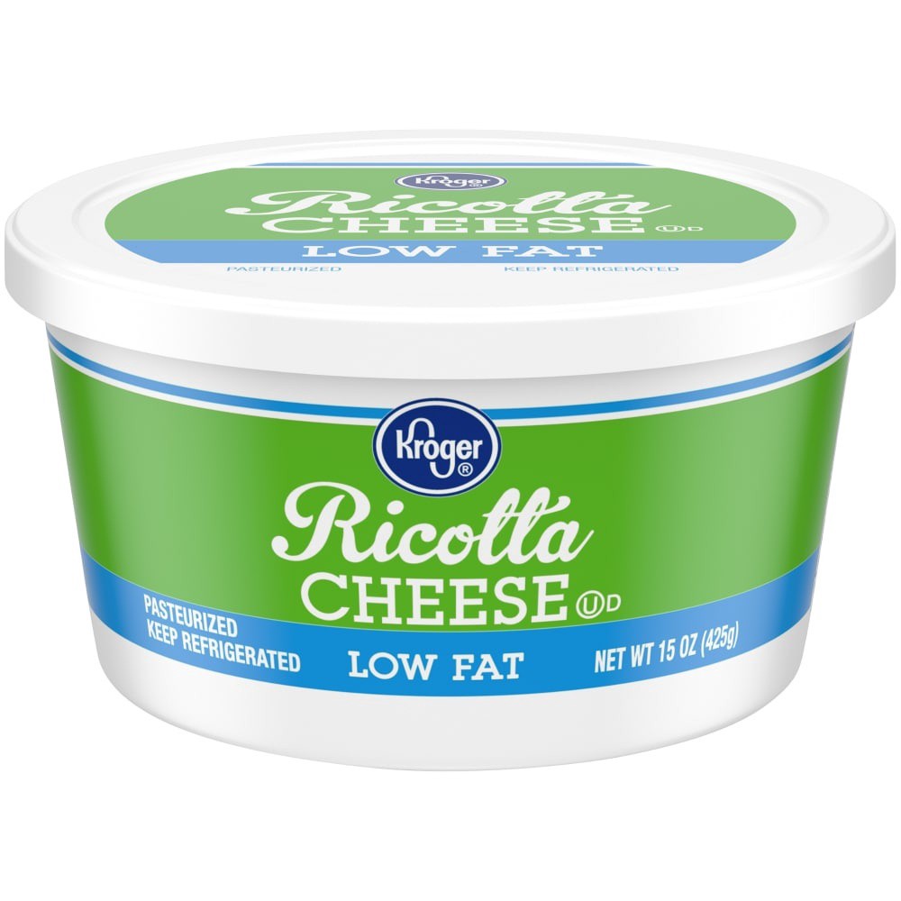 slide 3 of 3, Kroger Low Fat Ricotta Cheese, 15 oz