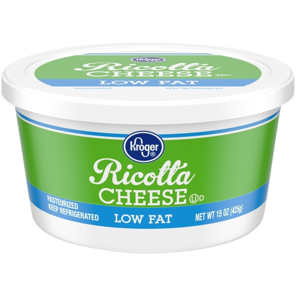slide 1 of 1, Kroger Low Fat Ricotta Cheese, 15 oz