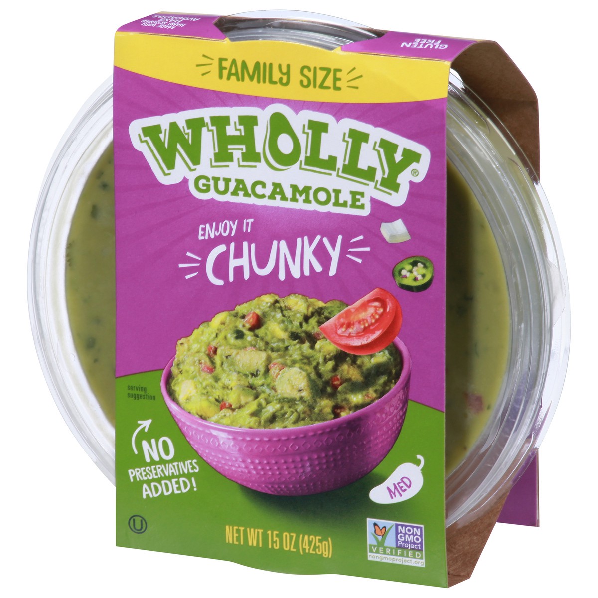 slide 3 of 9, Wholly Guacamole Gauc Chunky Bowl, 15 oz