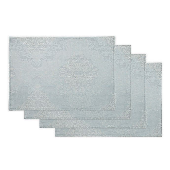 slide 1 of 2, Marquis by Waterford Camden Placemats - Blue, 4 ct