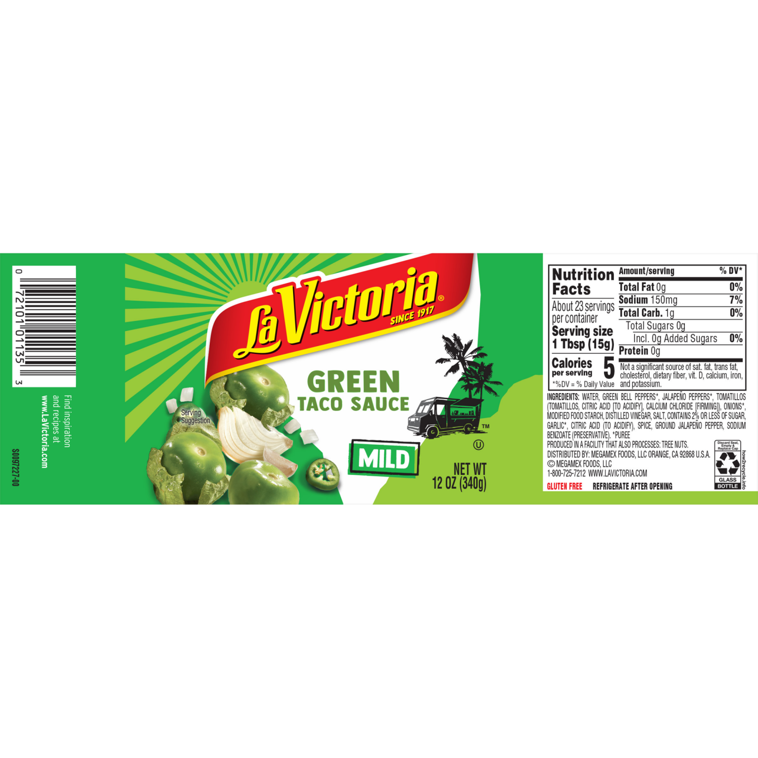 slide 6 of 8, La Victoria Taco Sauce 12 oz, 12 oz