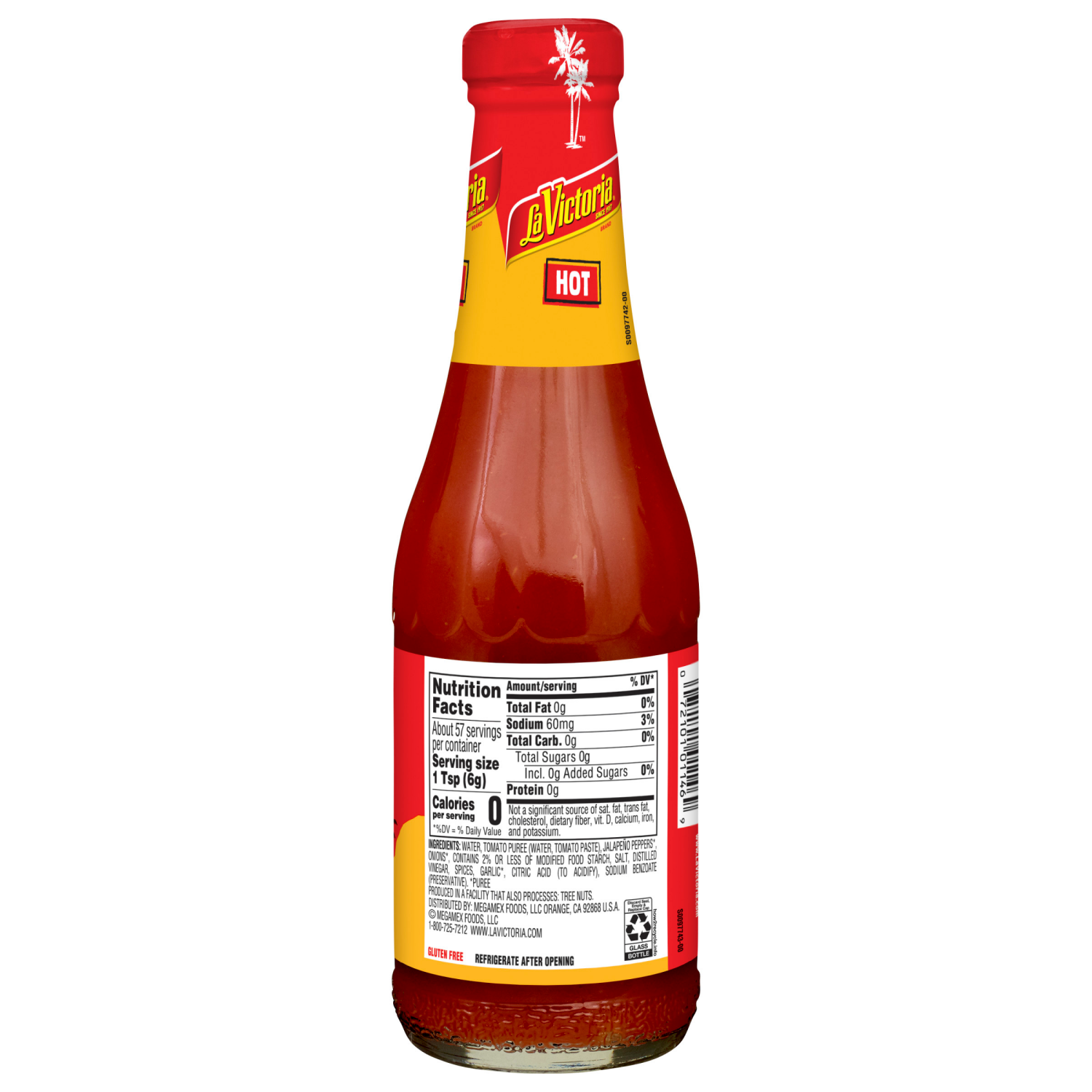 slide 2 of 8, La Victoria Salsa Brava Hot Sauce 12 oz, 12 oz