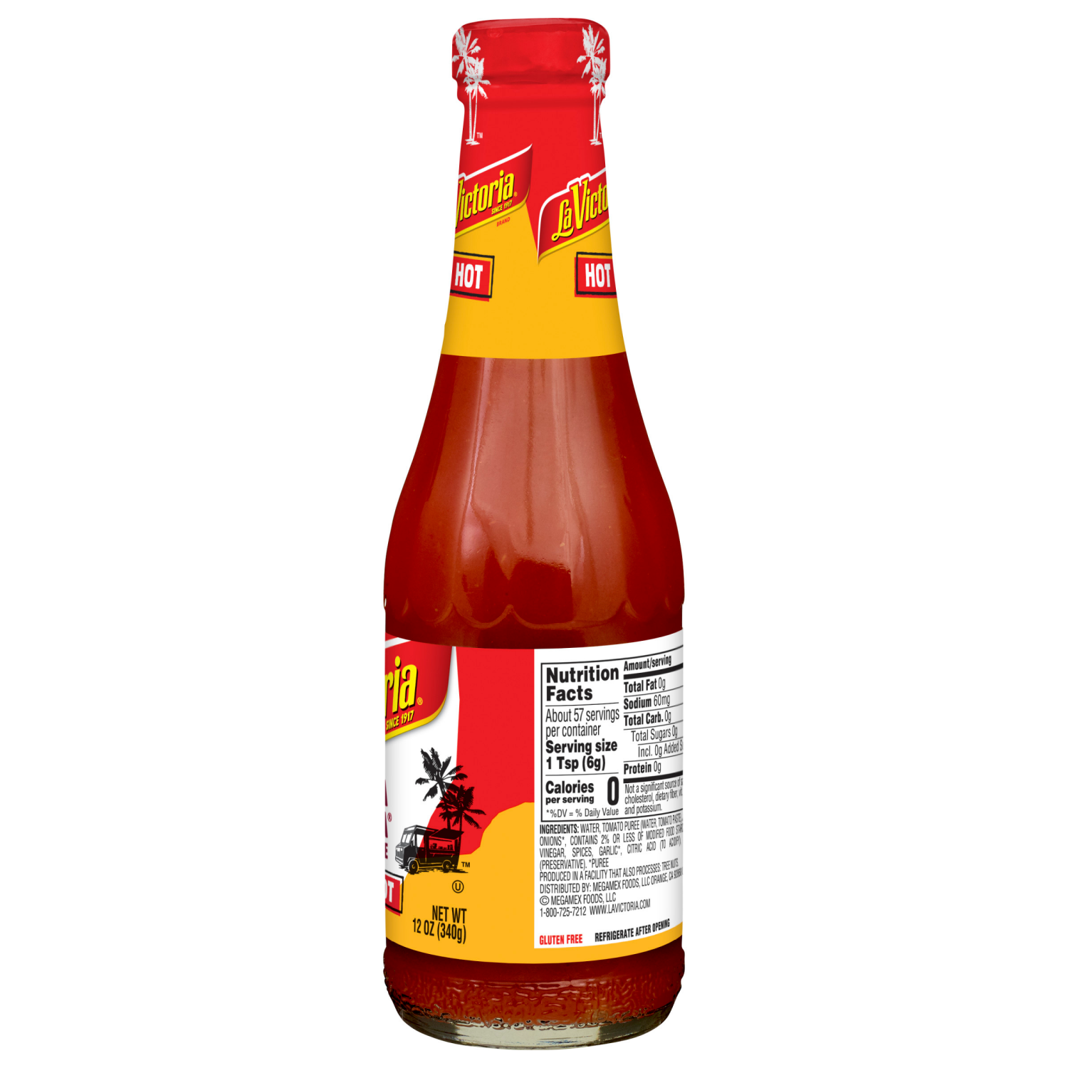 slide 5 of 8, La Victoria Salsa Brava Hot Sauce 12 oz, 12 oz