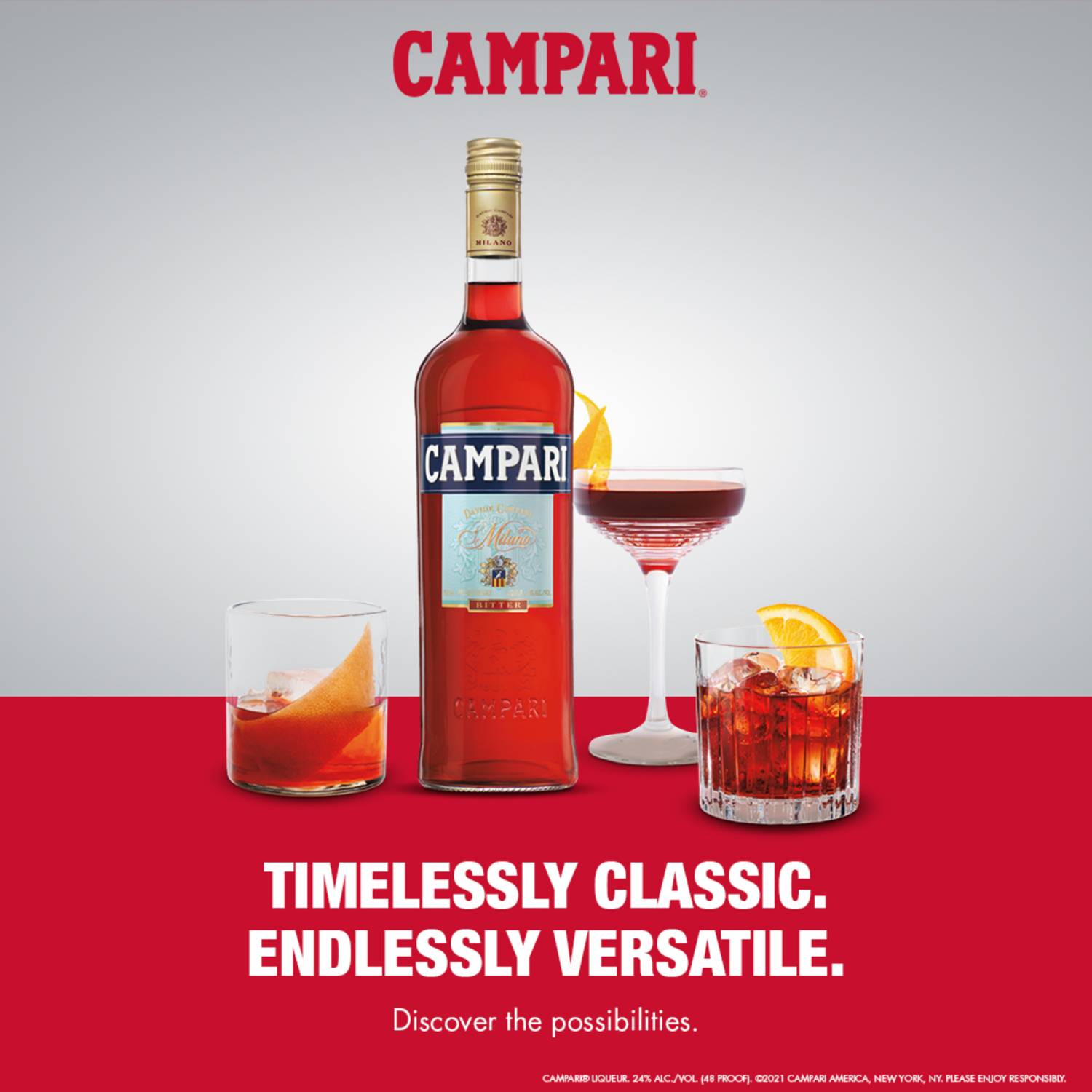 slide 2 of 3, Campari Cordial Bottle, 750 ml