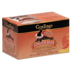 Gosling Ginger Peach & Lemon Ginger Beer - 6 ct