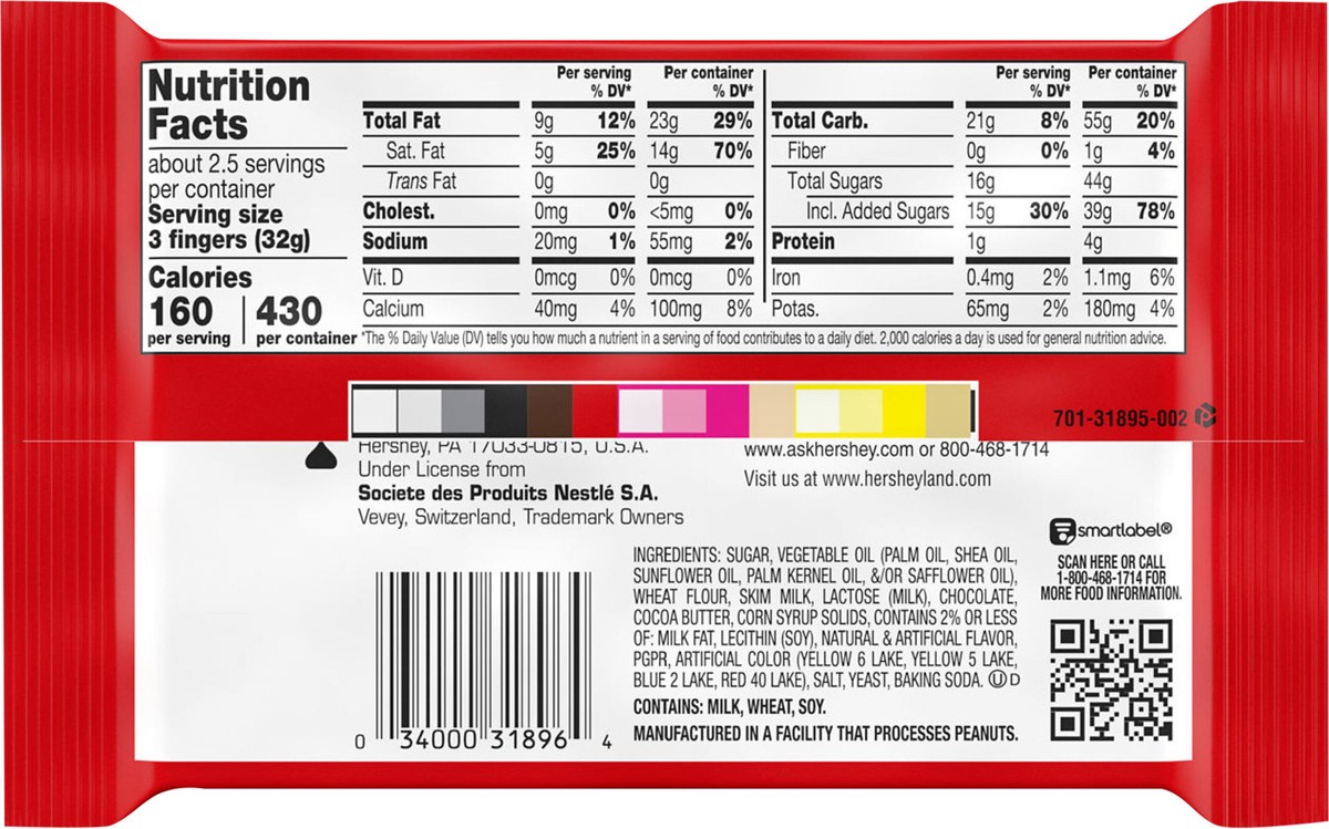 slide 6 of 8, KIT KAT Chocolate Frosted Donut Flavored King Size, Candy Bar, 3 oz, 3 oz