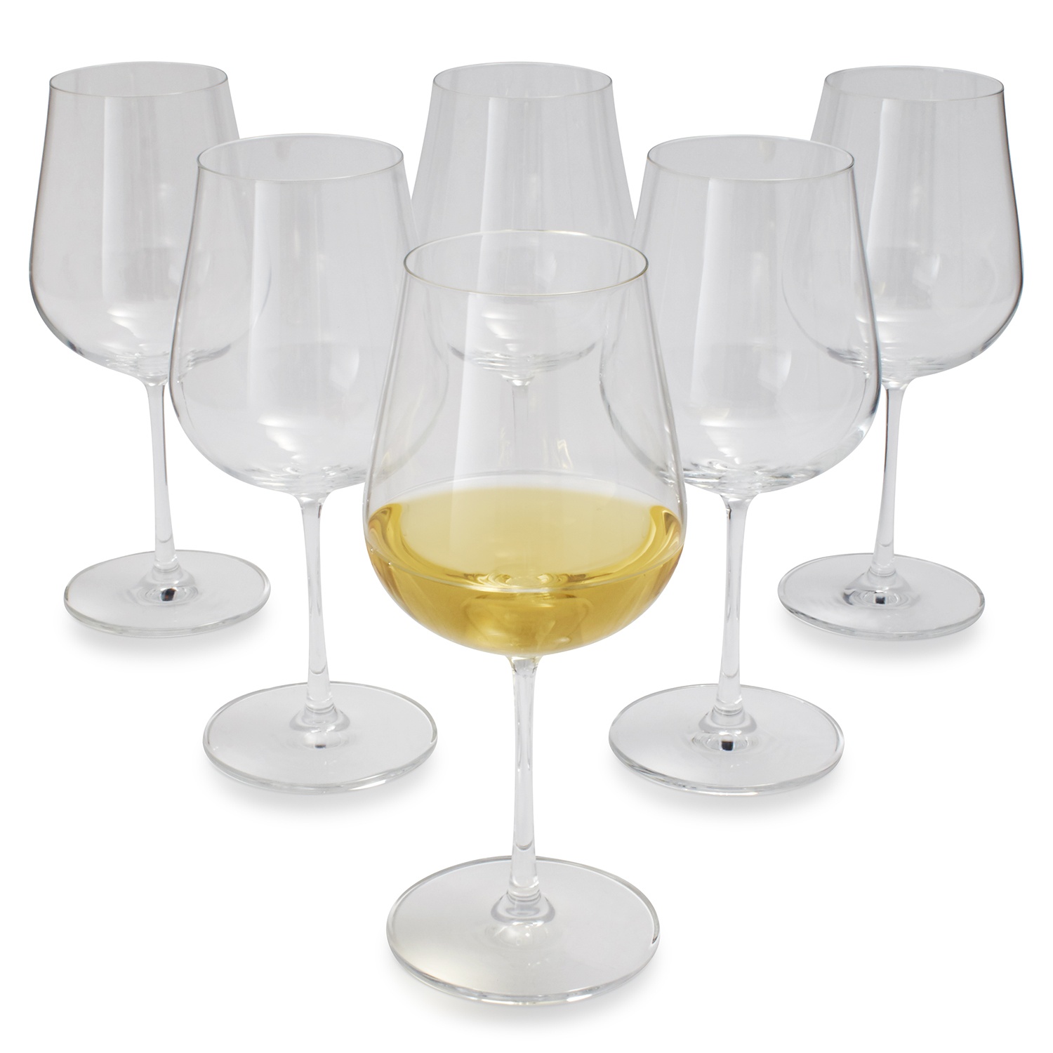 slide 1 of 1, Schott Zwiesel Air Soft-Bodied White Wine Glasses, Clear, 6 ct