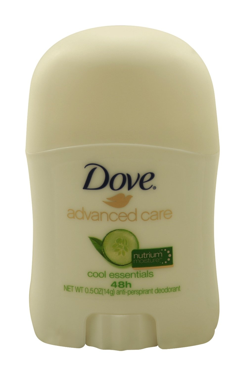 slide 1 of 1, Dove Ultimate Go Fresh Cool Essientials Cucumber & Green Tea Anti-Perspirant Deodorant, 0.5 oz