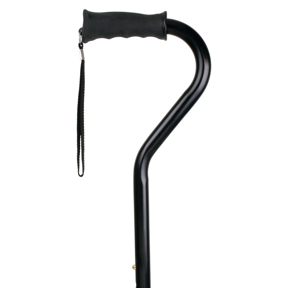 slide 1 of 1, Carex Ergo Offset Cane, Black, 1 ct