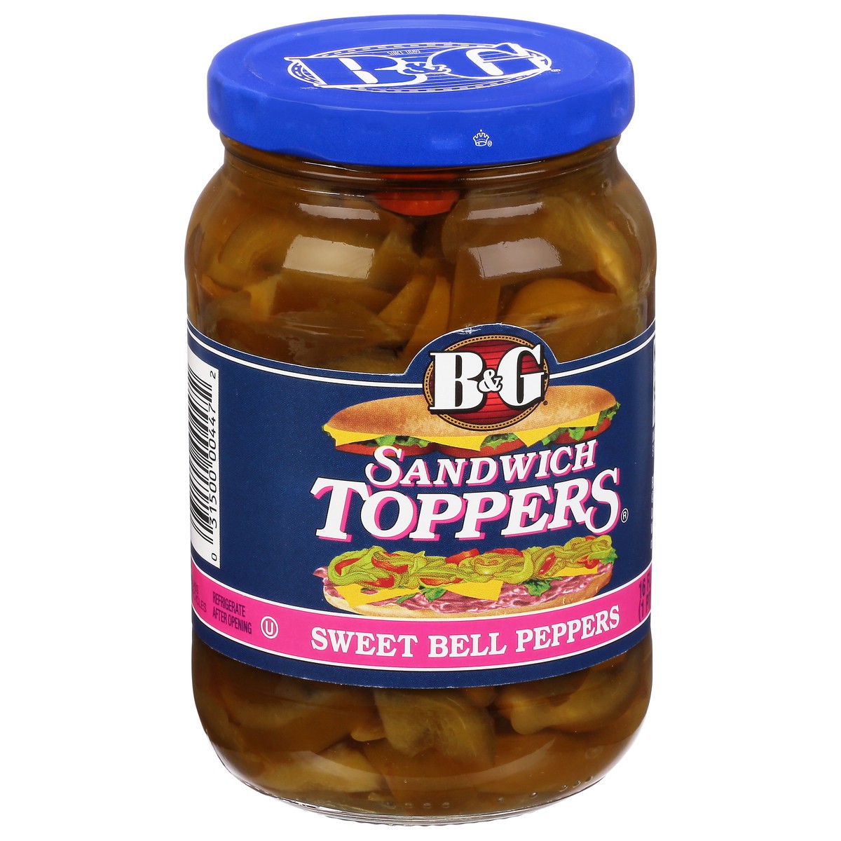 slide 12 of 13, B&G Sandwich Toppers Sweet Bell Peppers 16 fl oz, 16 fl oz
