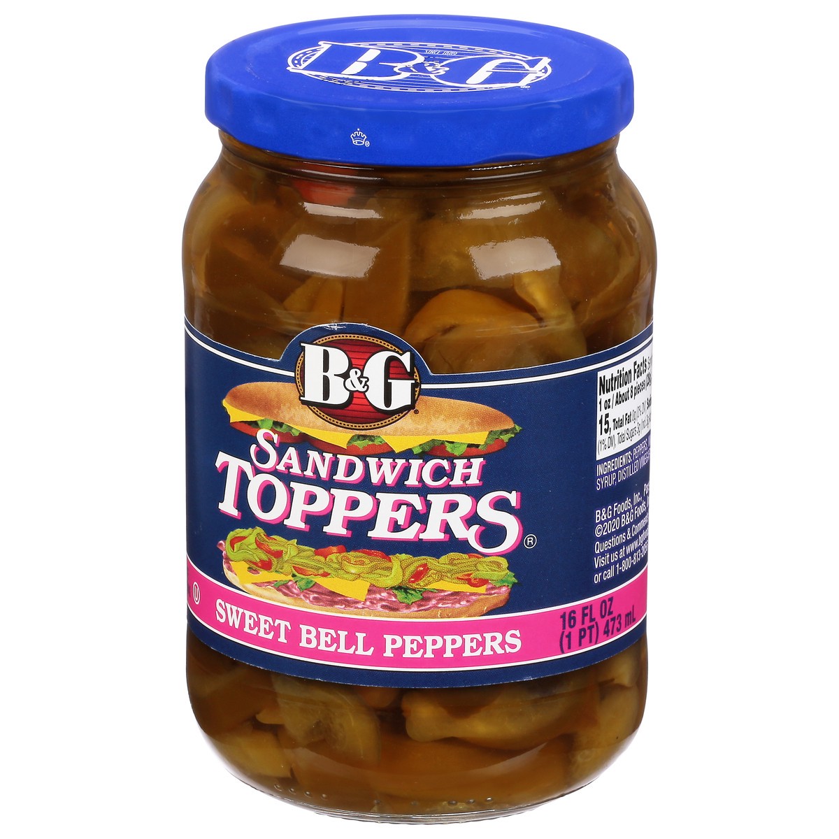 slide 6 of 13, B&G Sandwich Toppers Sweet Bell Peppers 16 fl oz, 16 fl oz