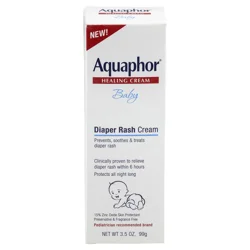 Aquaphor Baby 3 in 1 Diaper Rash Cream 3.5 oz