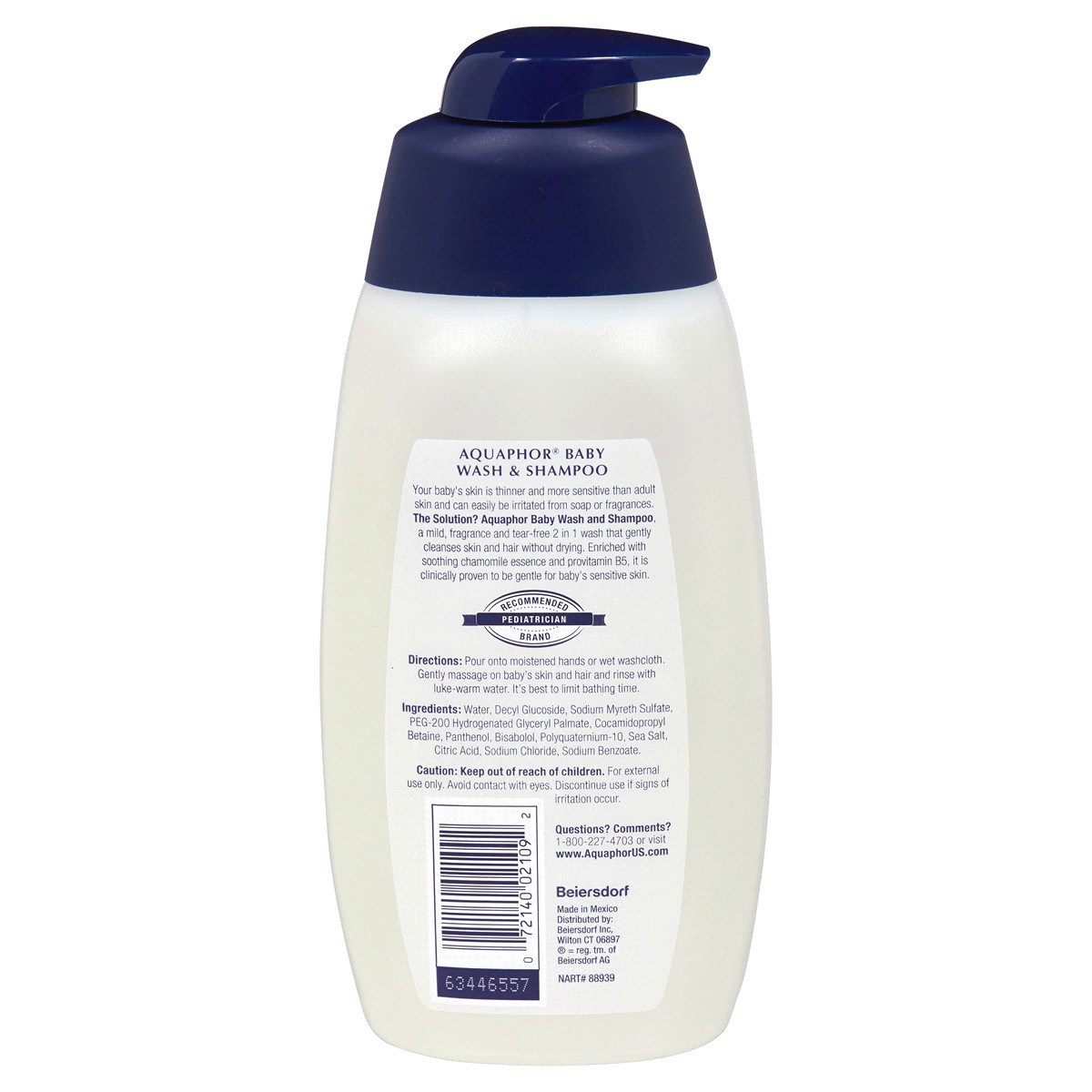 slide 2 of 2, Aquaphor Cleansing Baby Chamomile Wash & Shampoo 16.9 fl oz, 16.9 fl oz