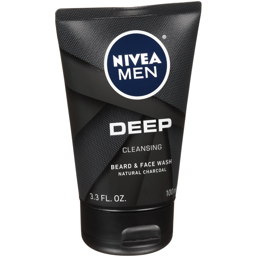 slide 7 of 7, Nivea Men Deep Cleansing Beard & Face Wash, 3.3 oz