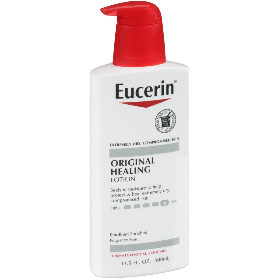 slide 2 of 7, Eucerin Original Healing Rich Lotion, 13.5 Oz, 1 ct