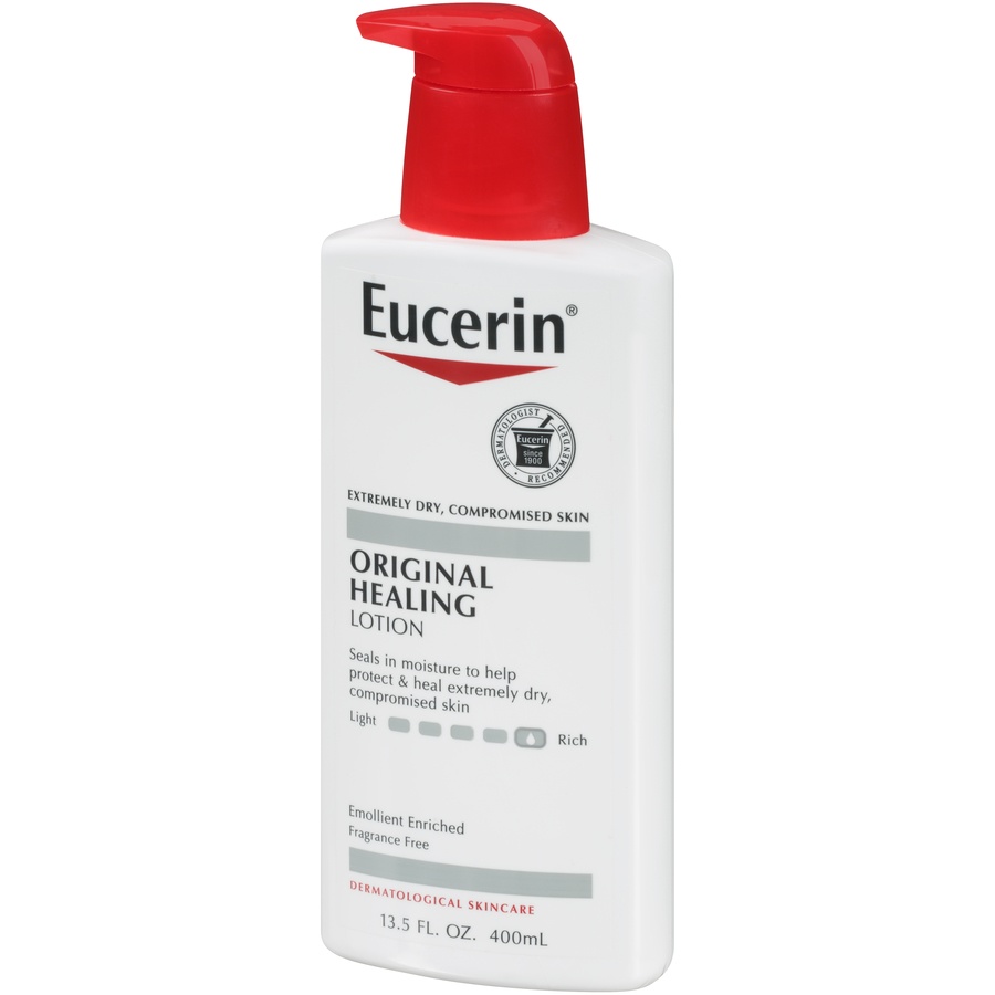 slide 3 of 7, Eucerin Original Healing Rich Lotion, 13.5 Oz, 1 ct