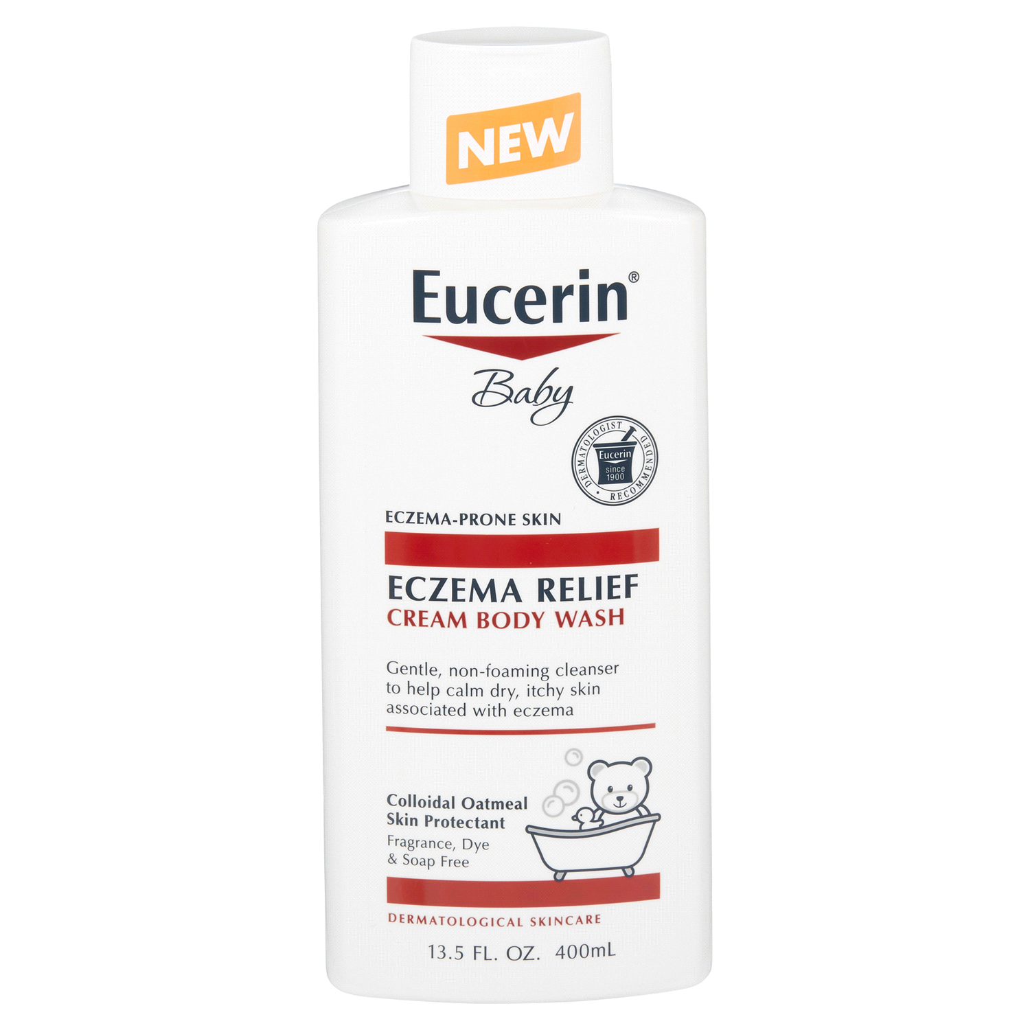 slide 1 of 2, Eucerin Baby Eczema Relief Cream Body Wash, 13.5 oz