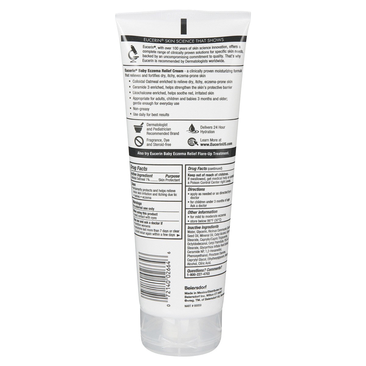 slide 2 of 2, Eucerin Baby Eczema Relief Cream, 8 oz