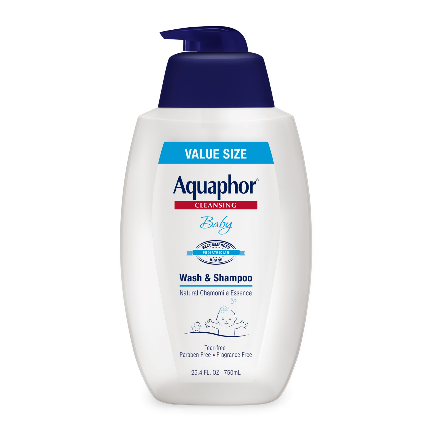 slide 1 of 2, Aquaphor Unscented Baby Wash and Shampoo - 25.4oz, 25.4 oz