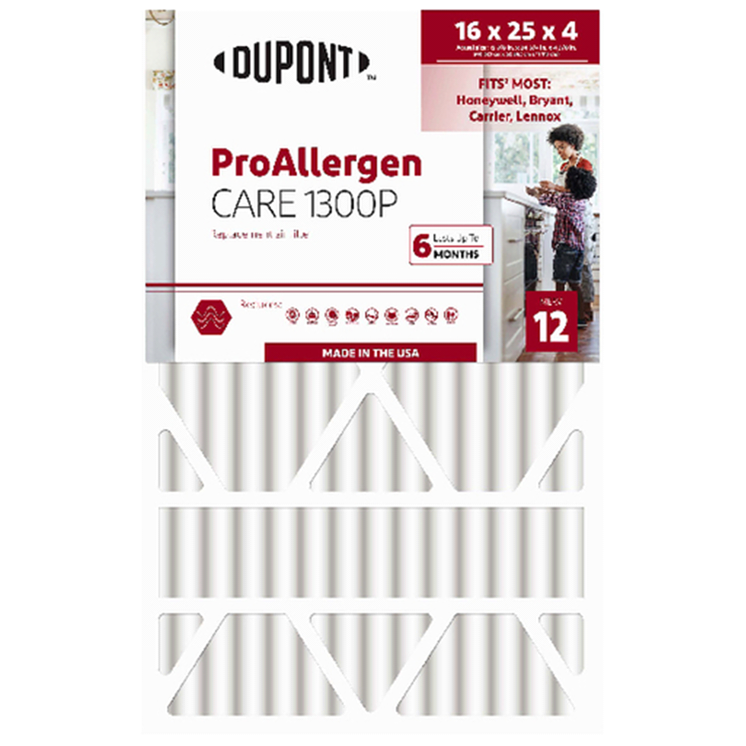 slide 1 of 1, DuPont ProAllergen Care Replacement Air Filter, 1 ct