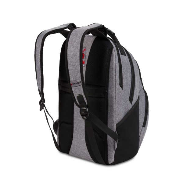 slide 5 of 6, Wenger Tandem Backpack With 16'' Laptop Pocket, Gray/Black, 1 ct