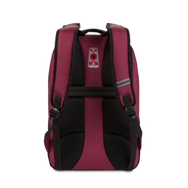 slide 9 of 10, Wenger Tandem Backpack With 16'' Laptop Pocket, Burgundy, 1 ct