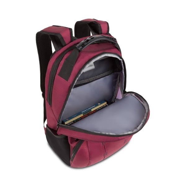 slide 3 of 10, Wenger Tandem Backpack With 16'' Laptop Pocket, Burgundy, 1 ct