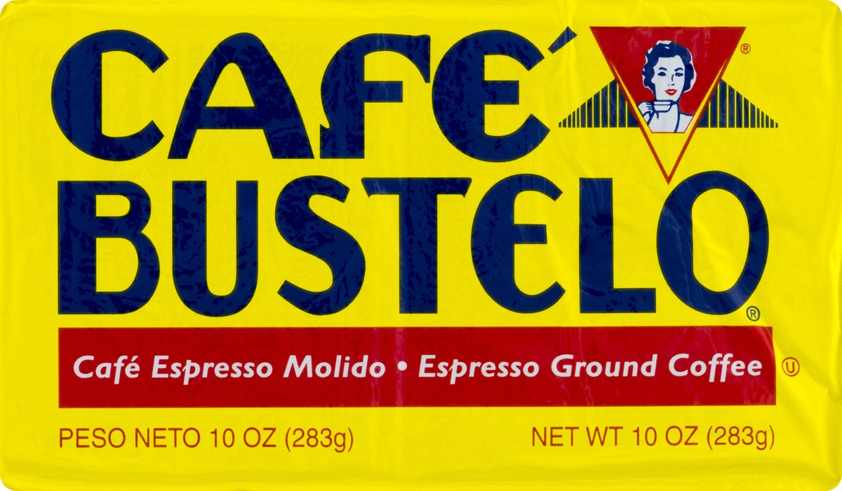 slide 7 of 9, Café Bustelo, Espresso Style Dark Roast Ground Coffee, Vacuum-Packed 10 oz. Brick, 10 oz
