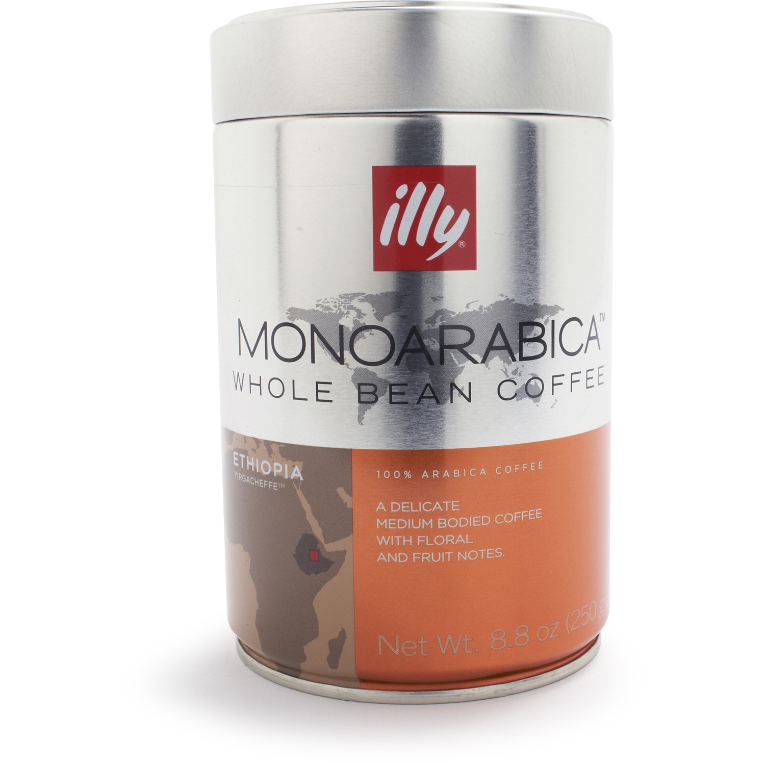 slide 1 of 1, illy MonoArabica Whole-Bean Coffee, Ethiopia, 8.8 oz