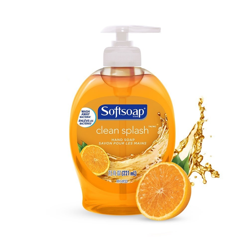 slide 2 of 5, Softsoap Hand Soap Clean Splash, 7.5 fl oz