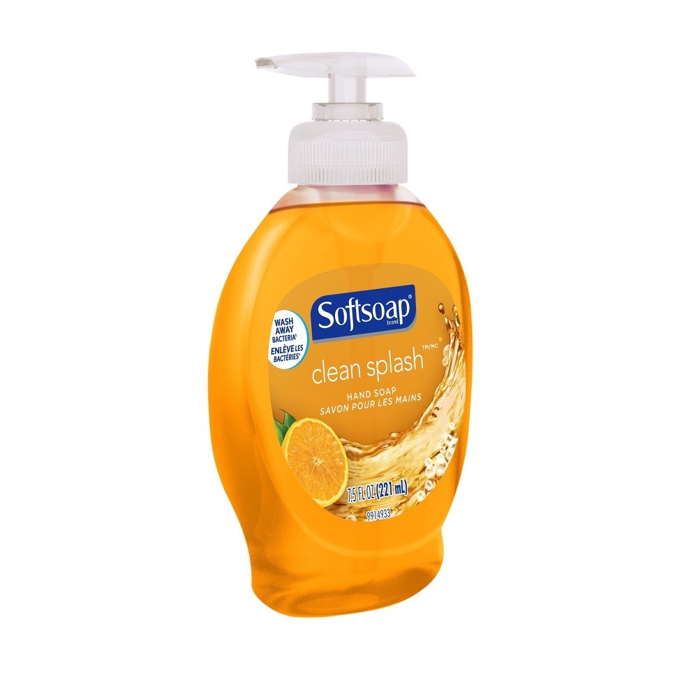 slide 5 of 5, Softsoap Hand Soap Clean Splash, 7.5 fl oz