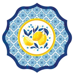 Design Design Lemon Blueberry Dinner Plate