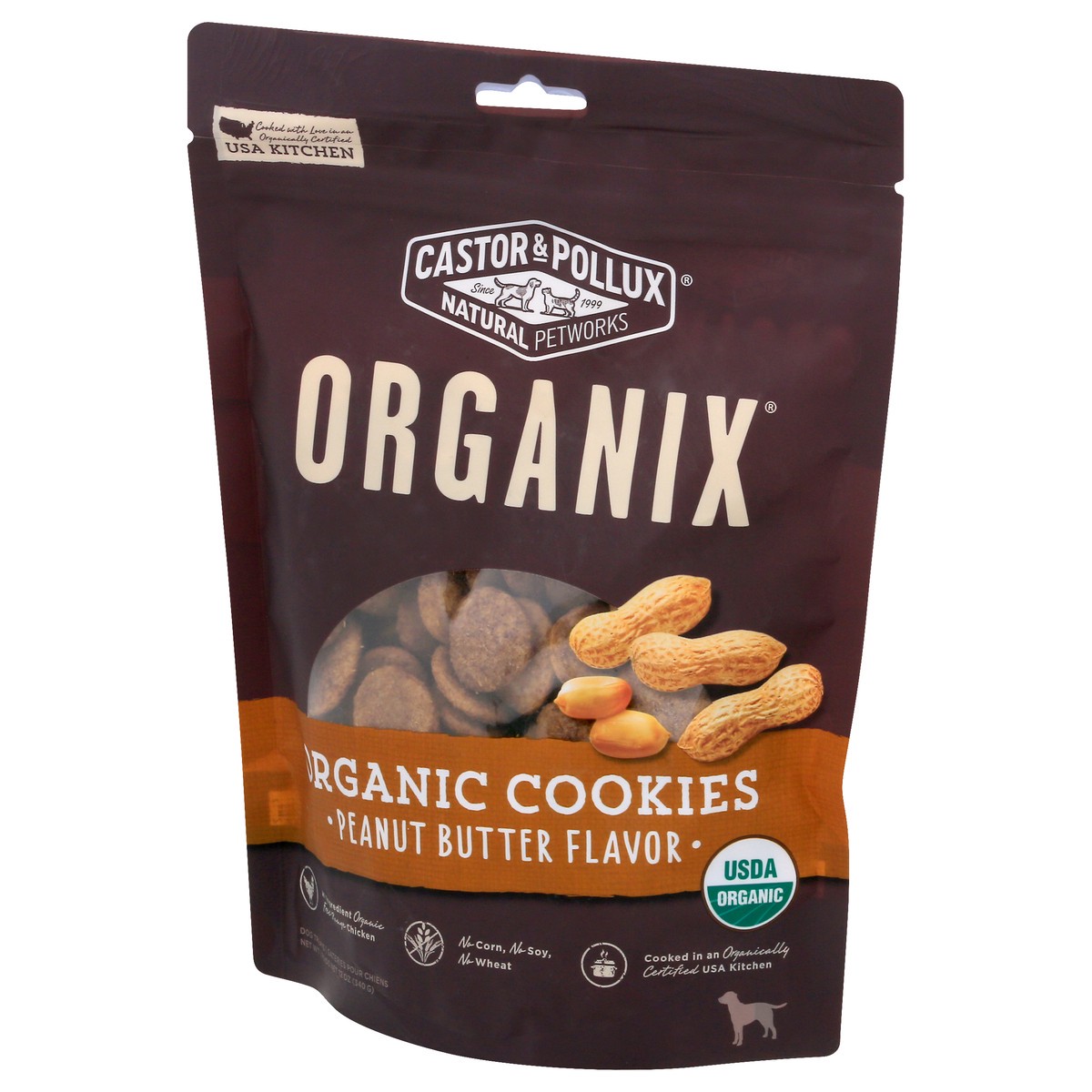 slide 10 of 10, Organix Organic Peanut Butter Flavor Cookies 12 oz, 12 oz