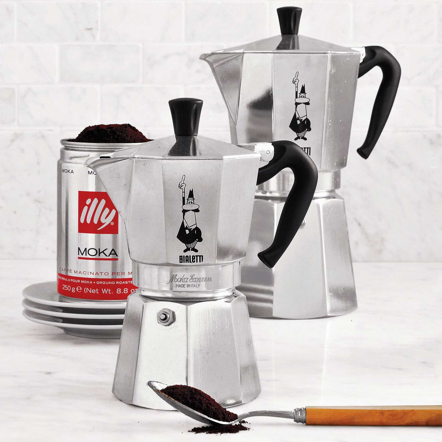 slide 1 of 1, Bialetti Moka Express Espresso Makers, 12 cup, 1 ct