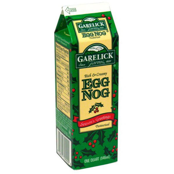 slide 1 of 1, Garelick Farms Holiday Eggnog Quart, 1 qt
