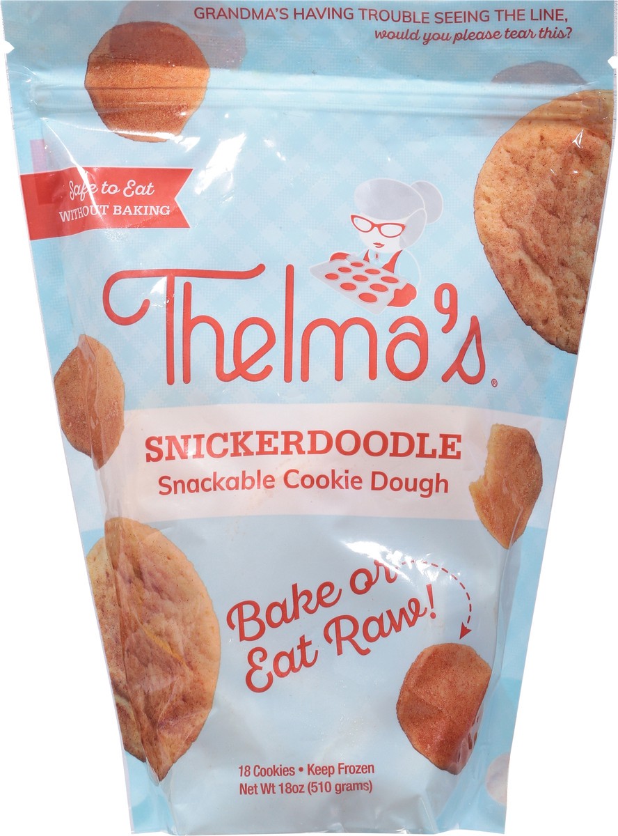 slide 9 of 9, Thelma's Snickerdoodle Ready To Eat Cookie Dough - 18 Oz, 18 oz