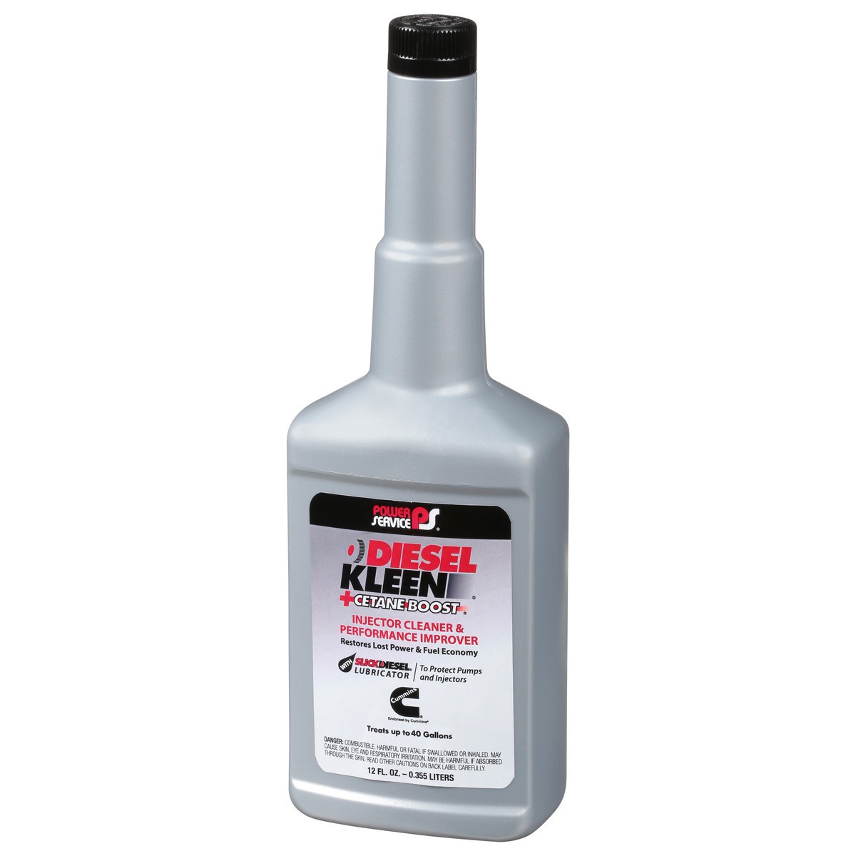slide 6 of 11, Power Service Diesel Kleen +Cetane Boost Injector Cleaner & Performance Improver 12 oz, 12 oz