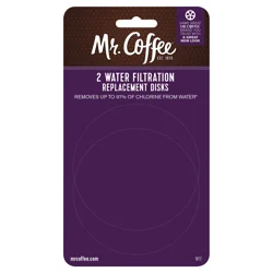 Mr. Coffee Water Filtration Replacement Disks- 2 Pack