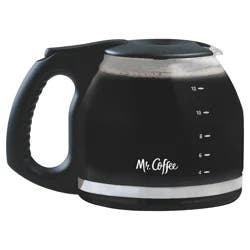 Mr. Coffee 12 Cup Glass Carafe - Black PLD12-RB