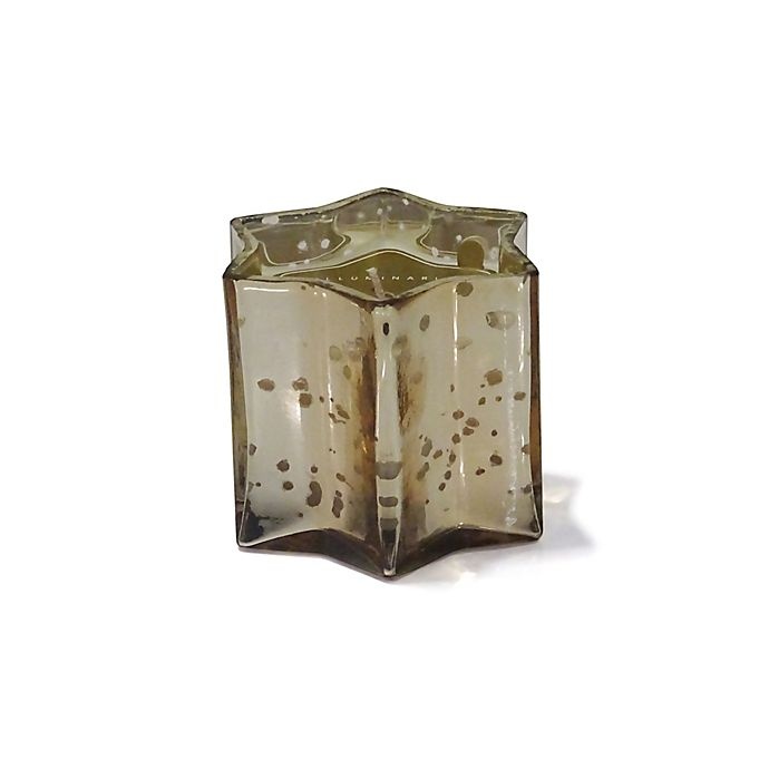 slide 1 of 2, Zodax Small Star Votive Candle - Gold, 1 ct