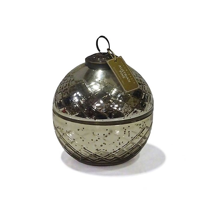 slide 1 of 2, Zodax Small Ornament Jar Candle - Gold, 1 ct