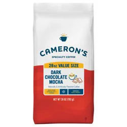 Cameron's Coffee Dark Chocolate Mocha Light Roast Ground Coffee - 28 oz