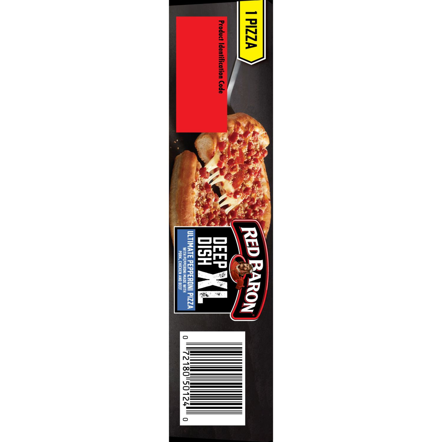 slide 3 of 6, Red Baron Deep Dish Ultimate Pepperoni XL Pizza 1 Each, 1 ct