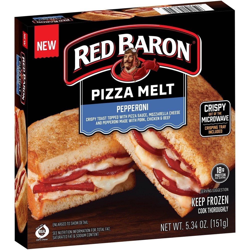 slide 5 of 6, Red Baron Pizza Melt, Pepperoni 5.34 oz, 5.34 oz