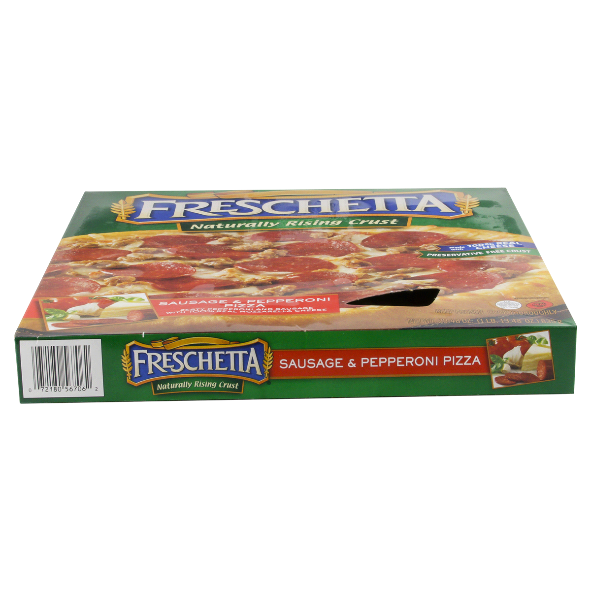 slide 3 of 5, Freschetta Naturally Rising Crust Sausage & Pepperoni Pizza, 29 oz