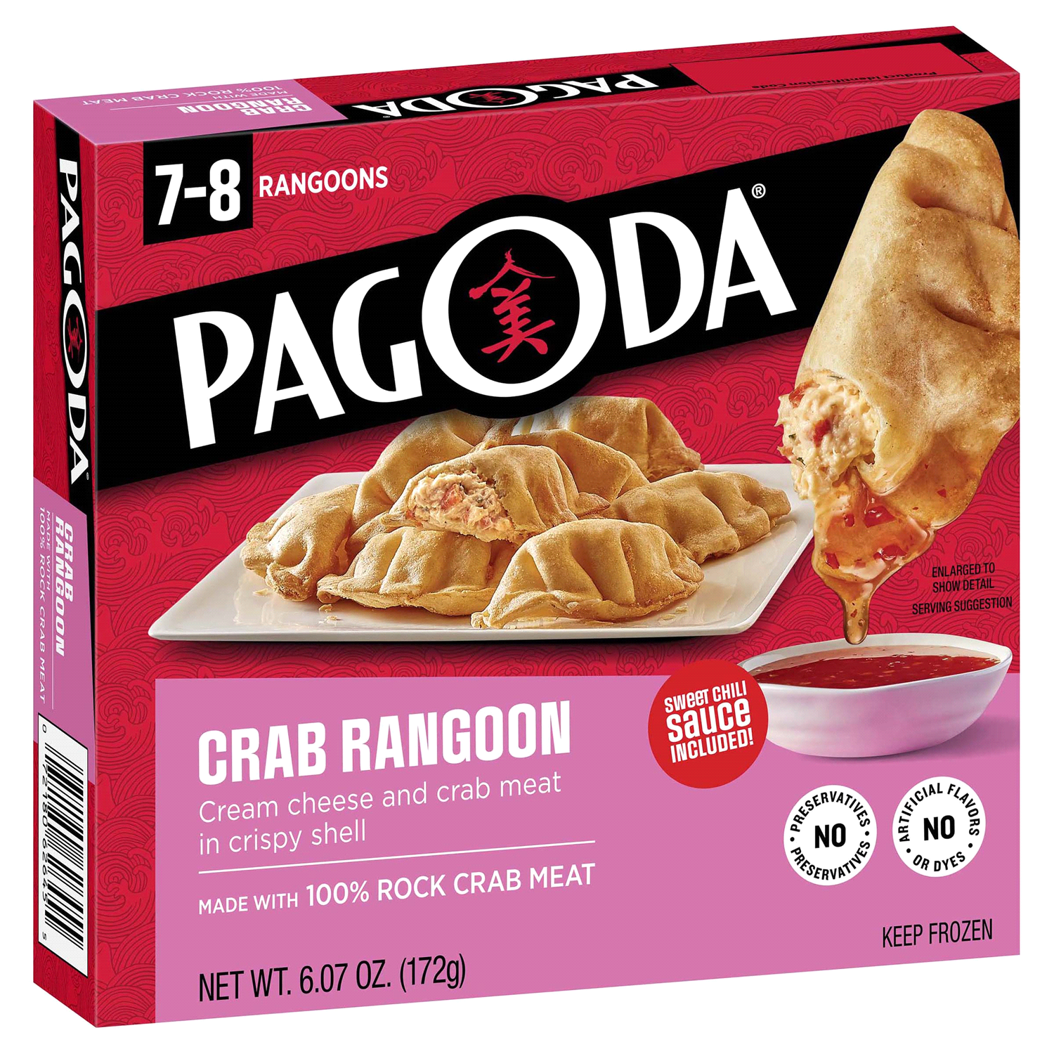 slide 2 of 3, Pagoda Express Crab Rangoon 6.07 oz, 6.06 oz