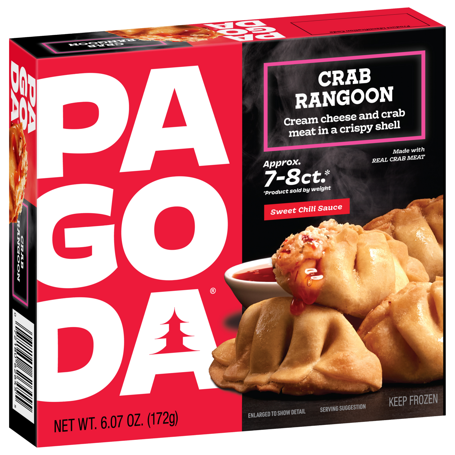 slide 6 of 8, Pagoda Express Crab Rangoon 6.07 oz, 6.06 oz