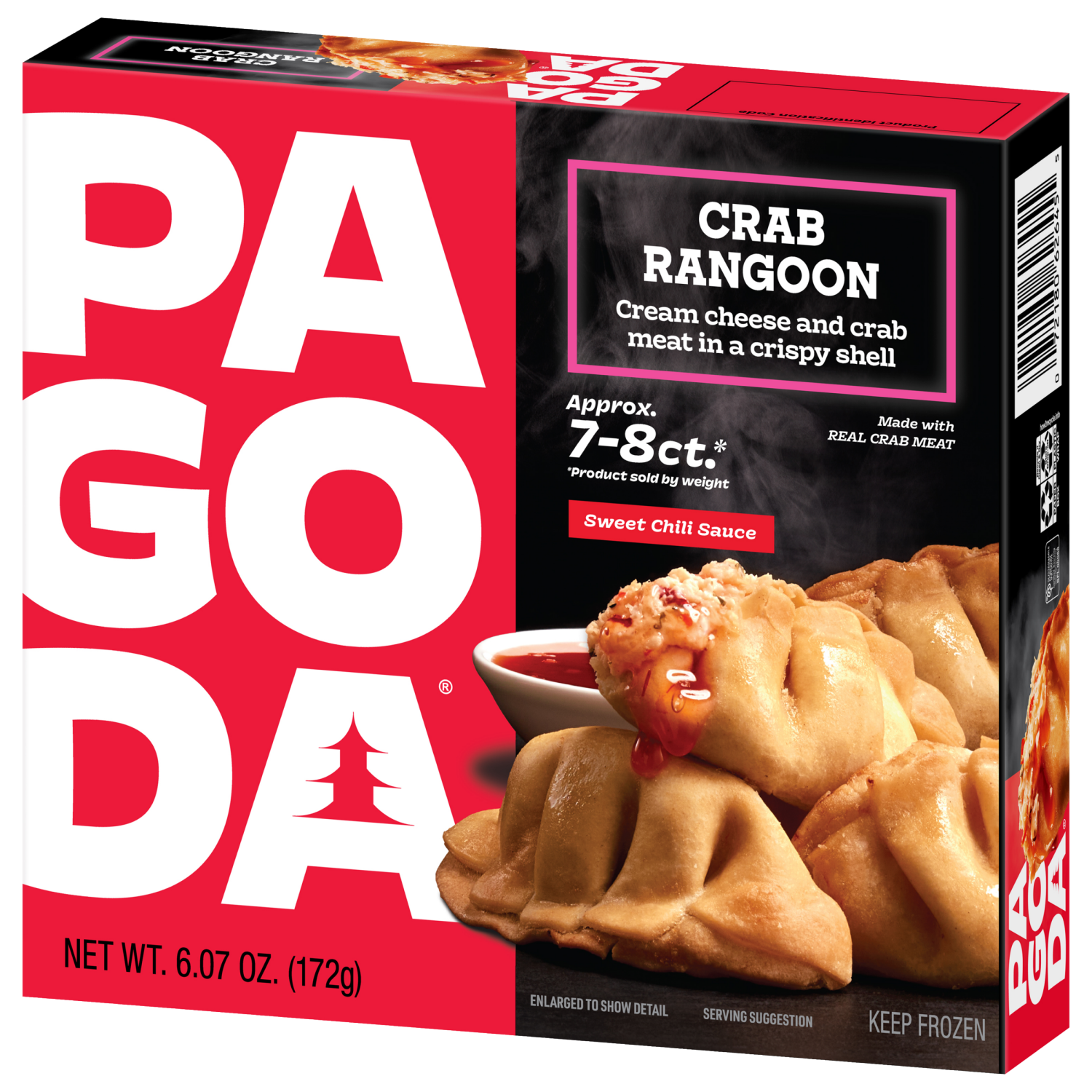slide 7 of 8, Pagoda Express Crab Rangoon 6.07 oz, 6.06 oz