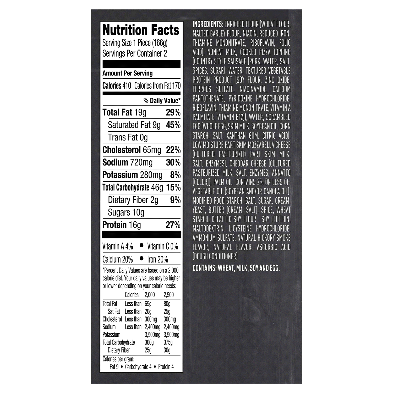 slide 2 of 3, Red Baron Breakfast Scrambles Sausage, Egg and Cheese Pizzas 2 ea, 2 ct